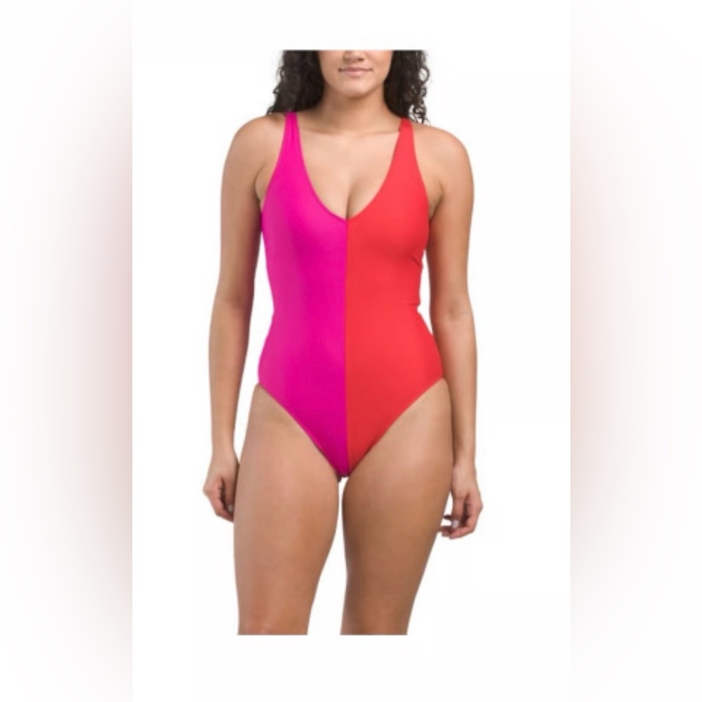 SUMMERSALT Lava the Split Backflip One Piece Swimsuit Size 12